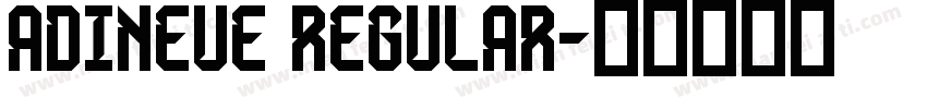 AdiNeue Regular字体转换